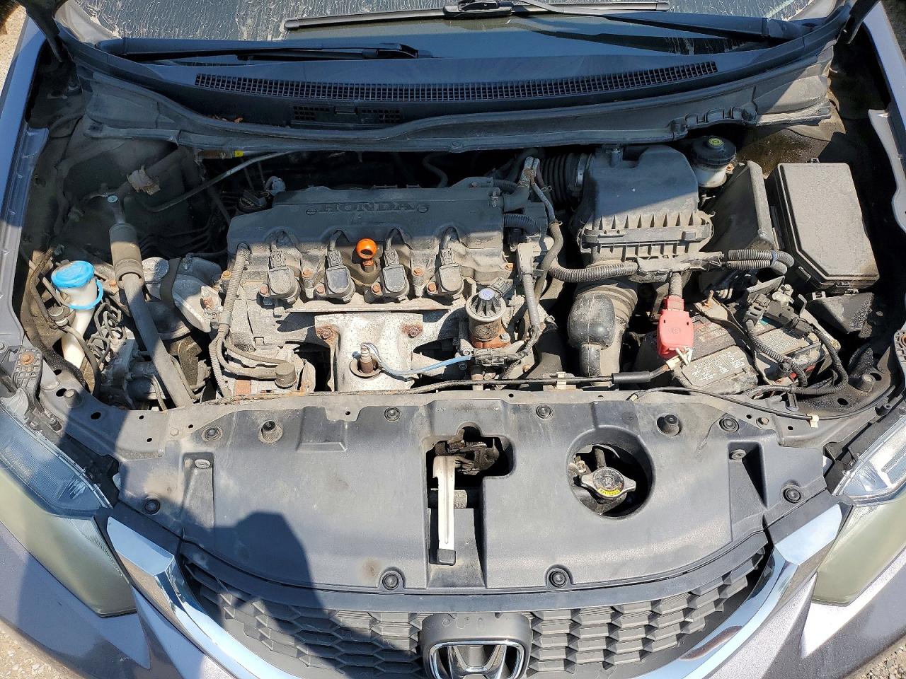 2014 Honda Civic Lx Gray vin: 2HGFB2F49EH026689