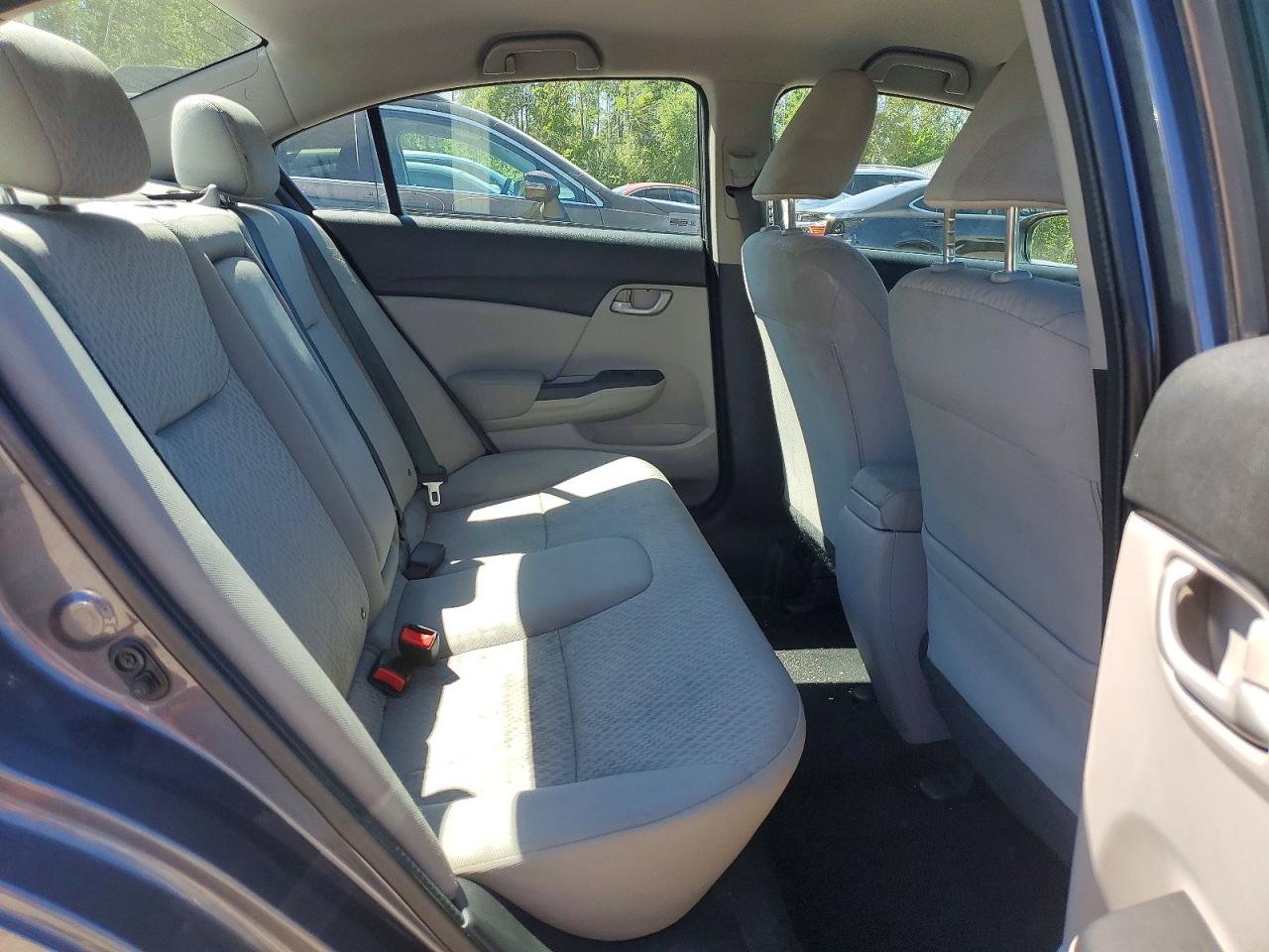 2014 Honda Civic Lx Gray vin: 2HGFB2F49EH026689