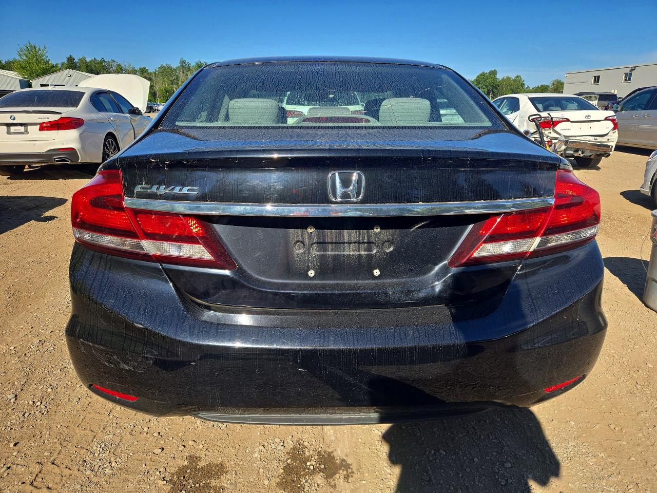 2014 Honda Civic Lx Black vin: 2HGFB2F49EH044769