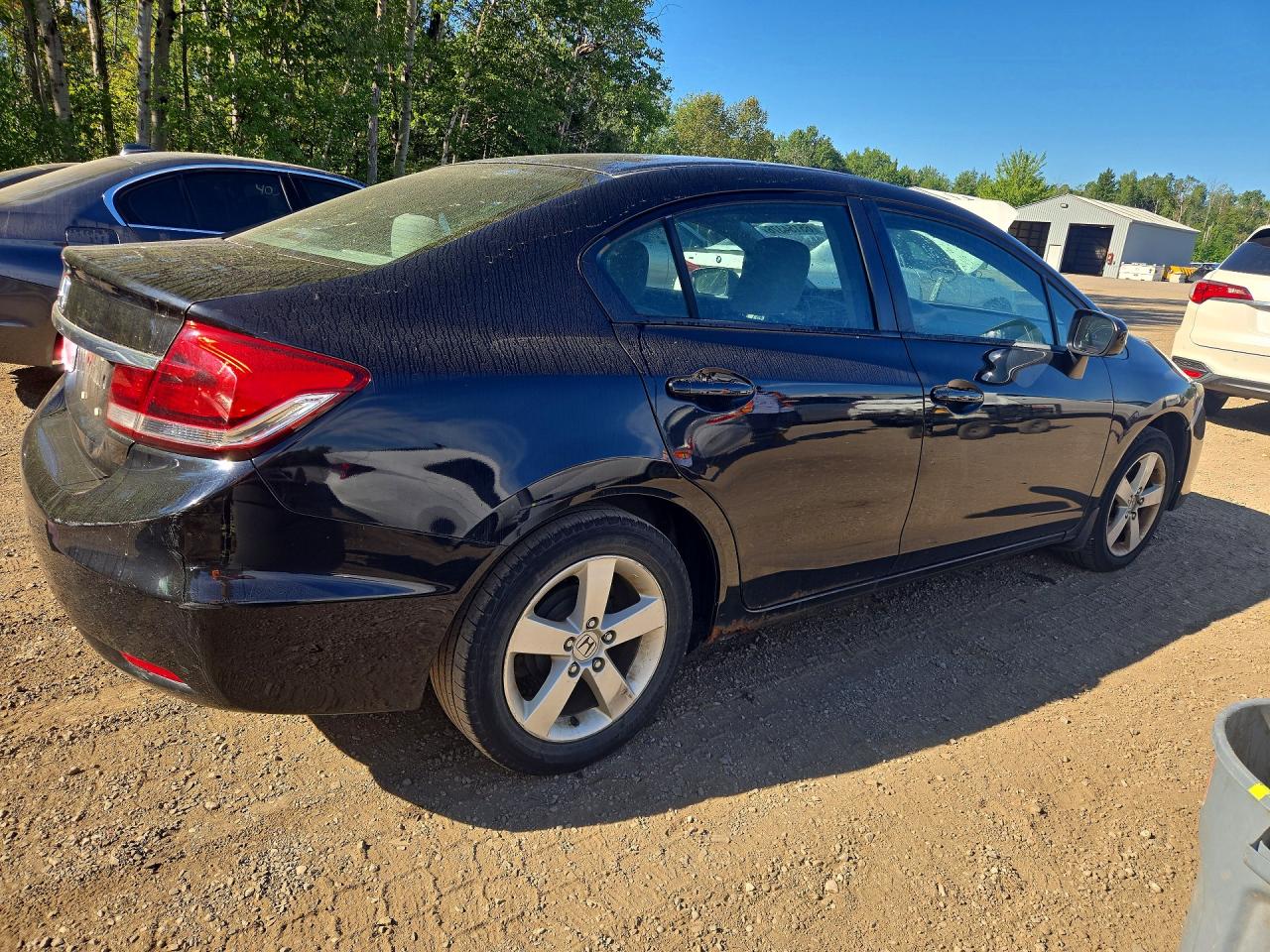 2014 Honda Civic Lx Black vin: 2HGFB2F49EH044769