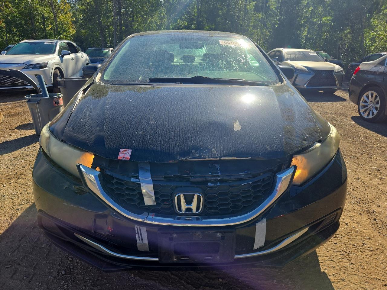 2014 Honda Civic Lx Black vin: 2HGFB2F49EH044769