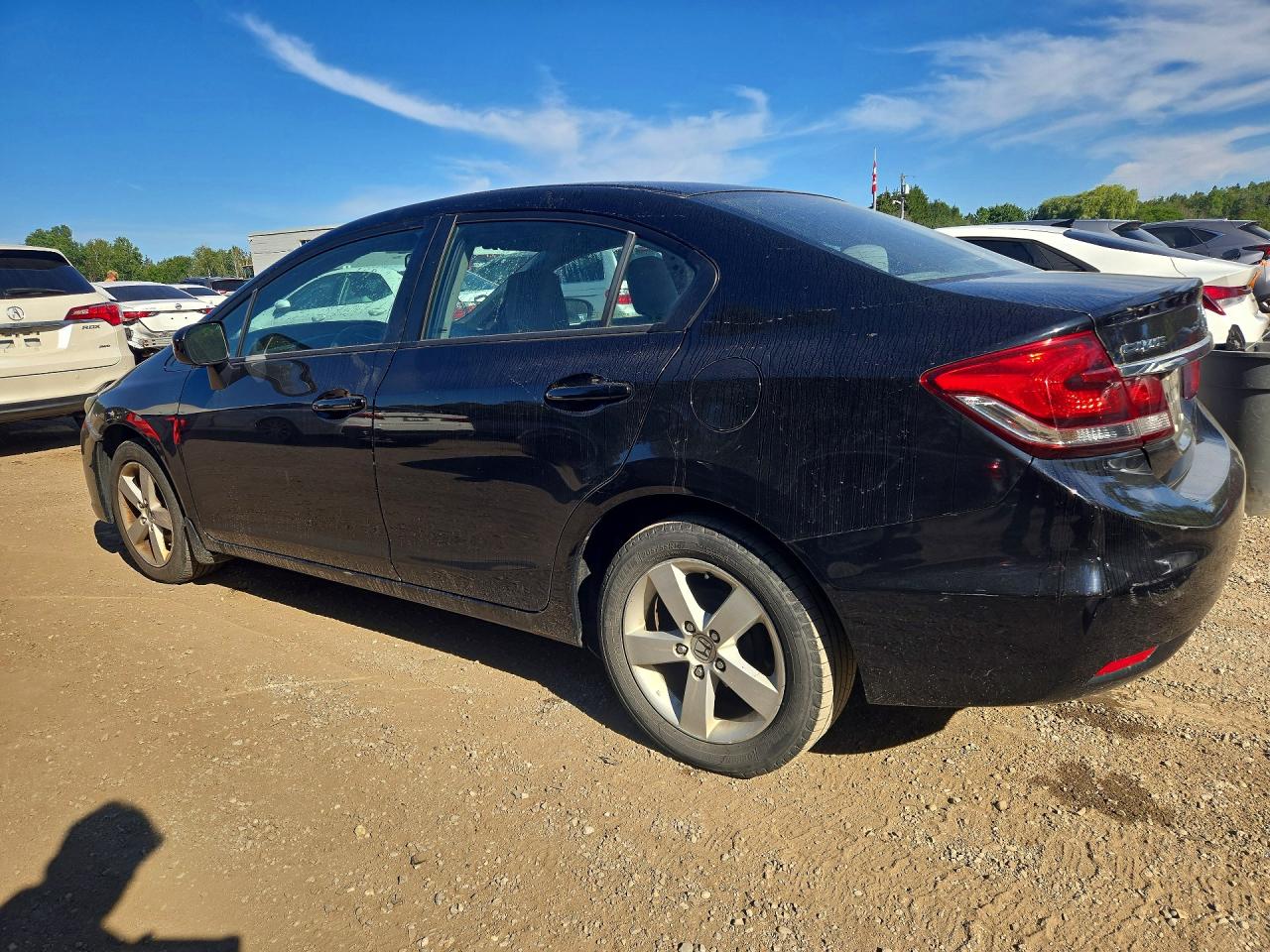 2014 Honda Civic Lx Black vin: 2HGFB2F49EH044769