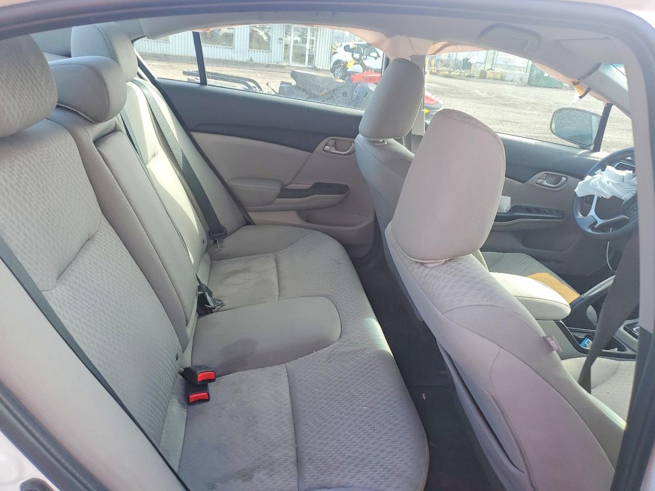 2015 Honda Civic Lx White vin: 2HGFB2F49FH018996