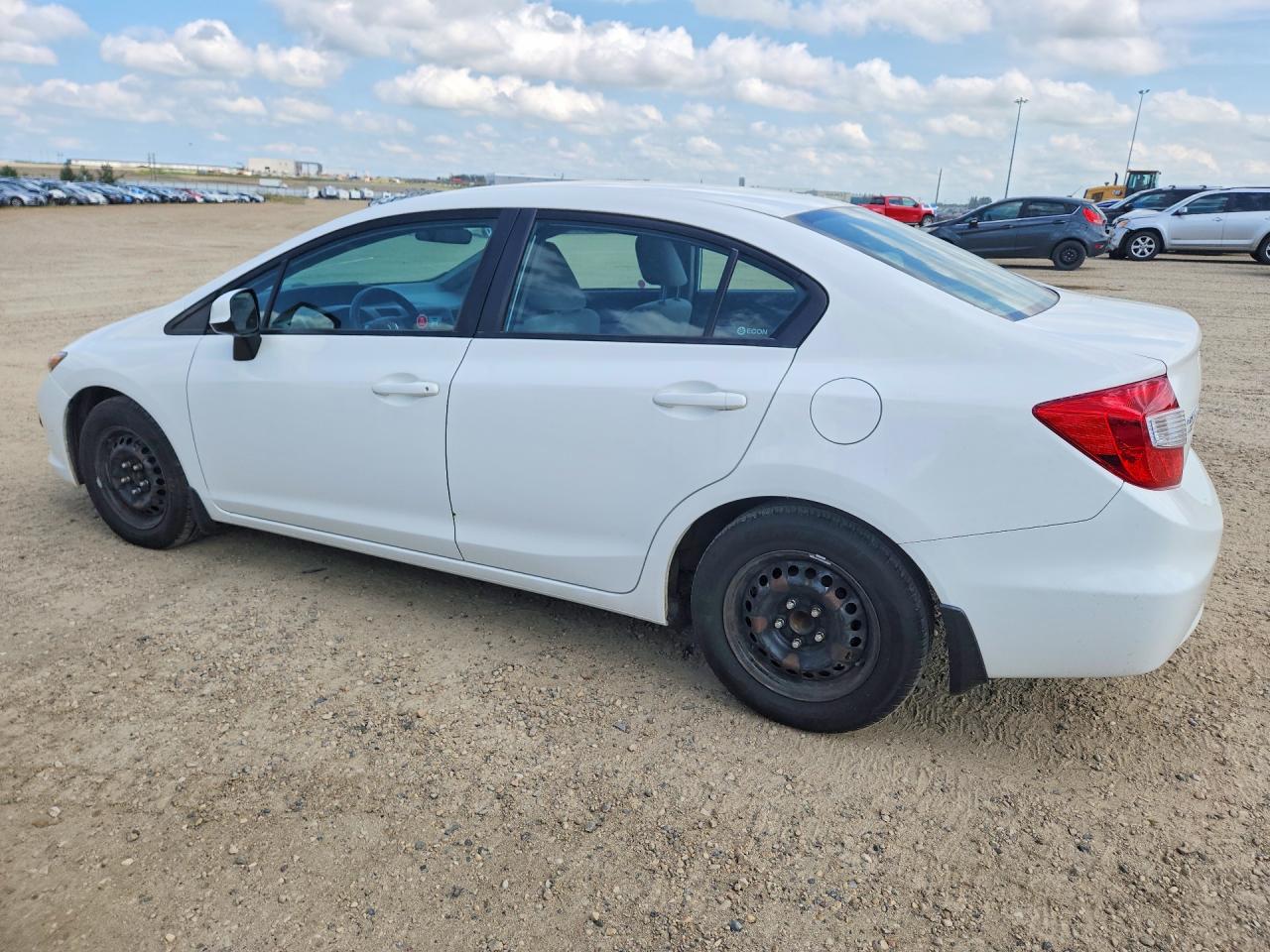 2012 Honda Civic Lx Белый vin: 2HGFB2F4XCH059410