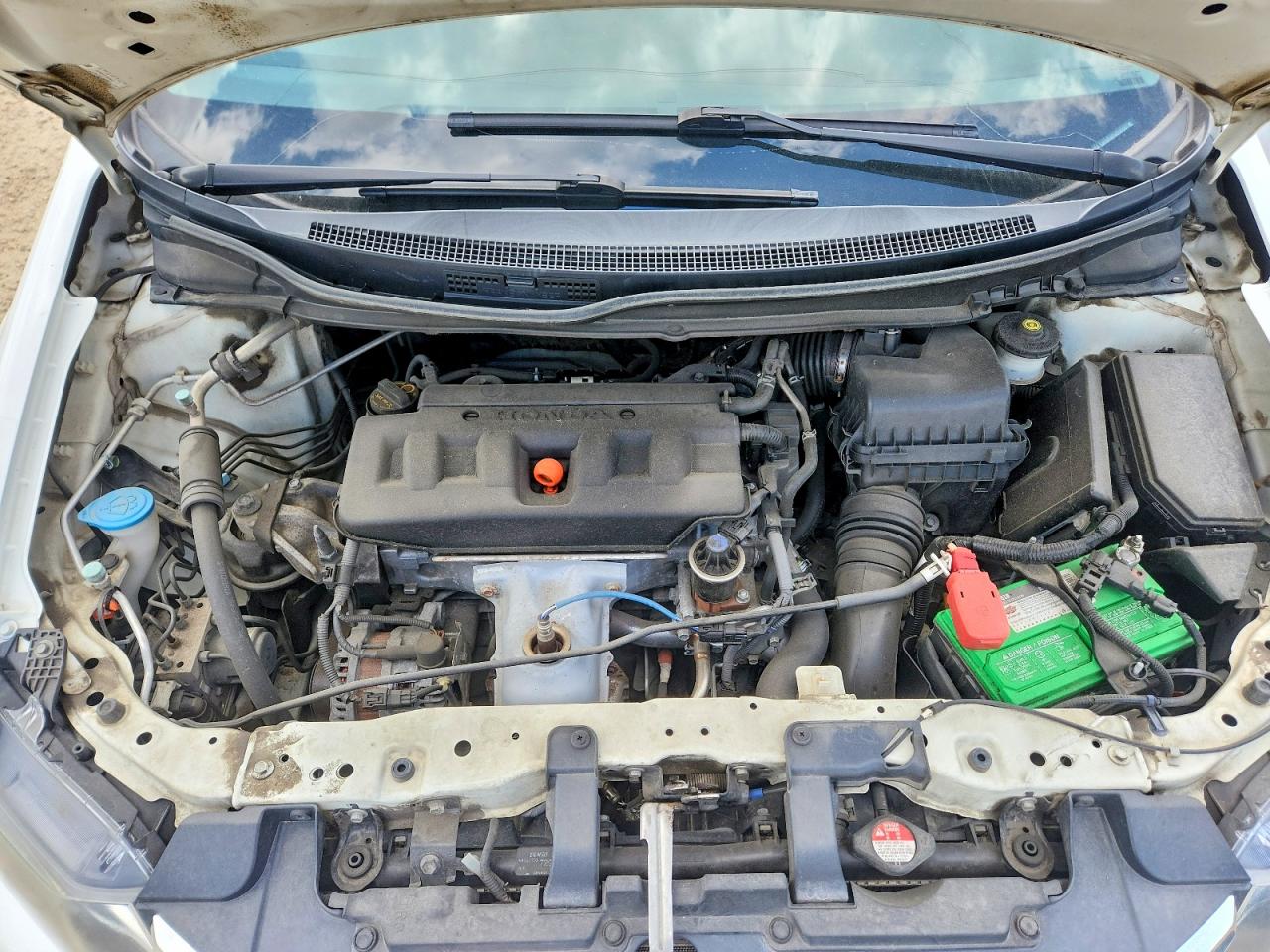 2012 Honda Civic Lx Белый vin: 2HGFB2F4XCH059410