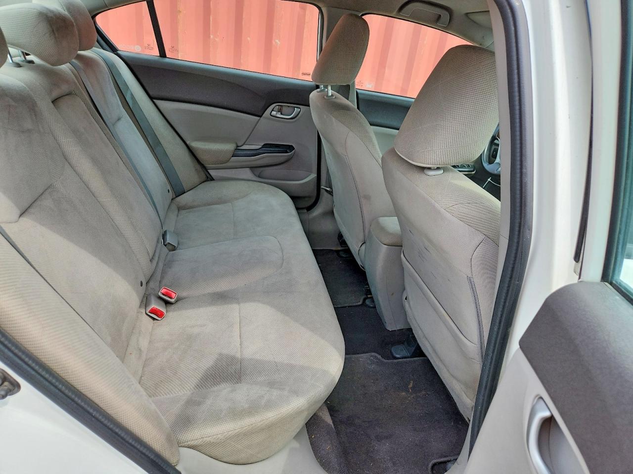 2012 Honda Civic Lx White vin: 2HGFB2F4XCH060850