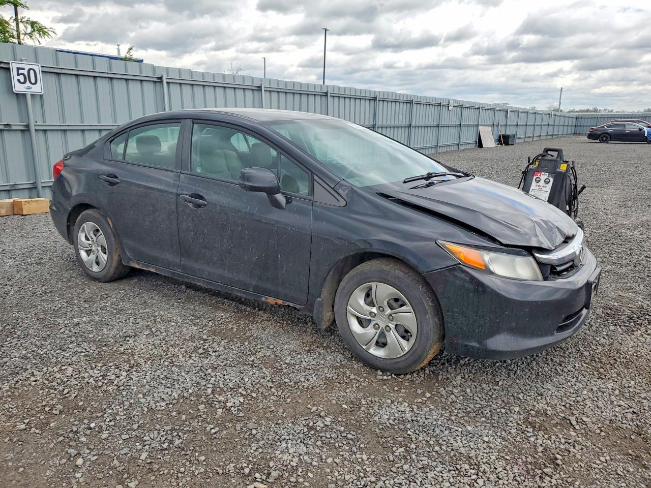 2012 Honda Civic Lx Black vin: 2HGFB2F4XCH101221