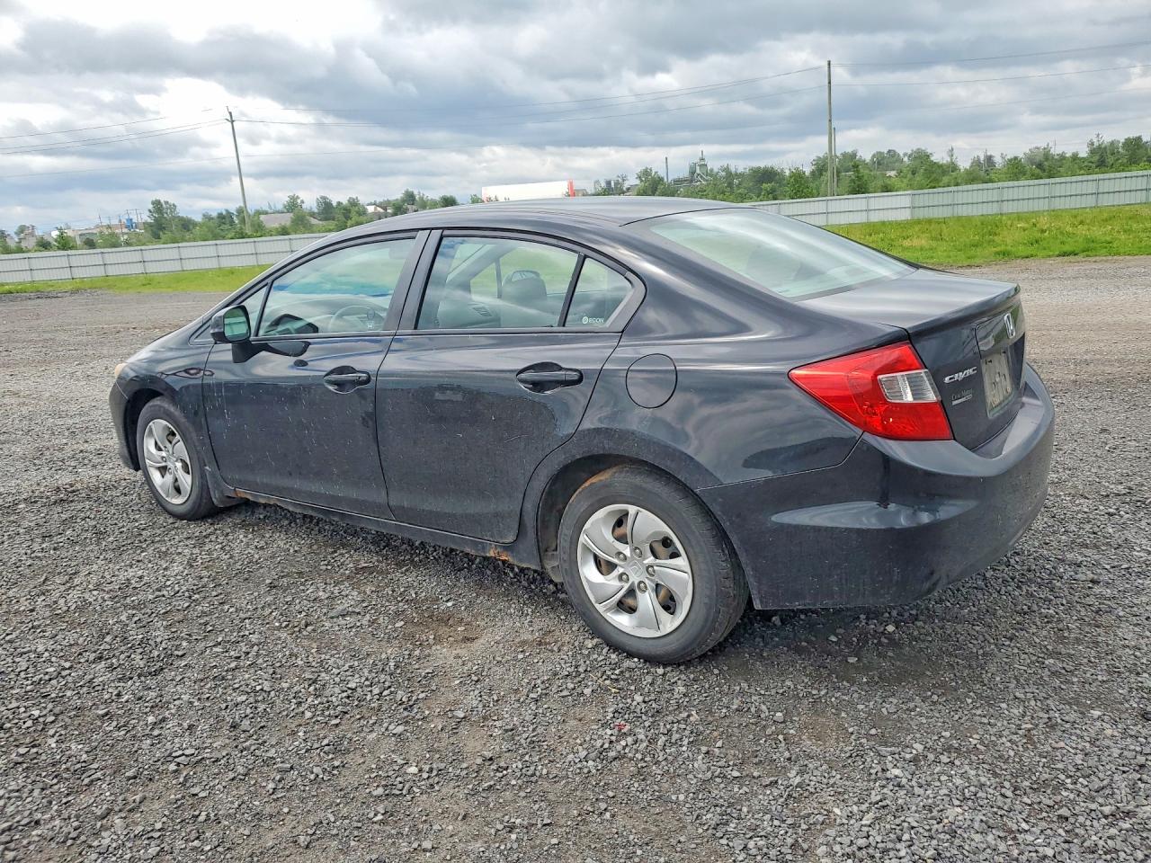 2012 Honda Civic Lx Black vin: 2HGFB2F4XCH101221