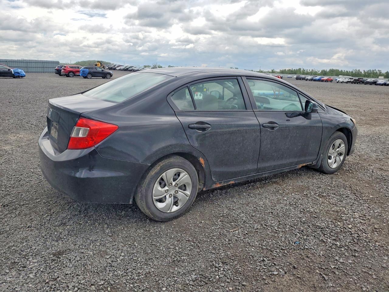 2012 Honda Civic Lx Black vin: 2HGFB2F4XCH101221