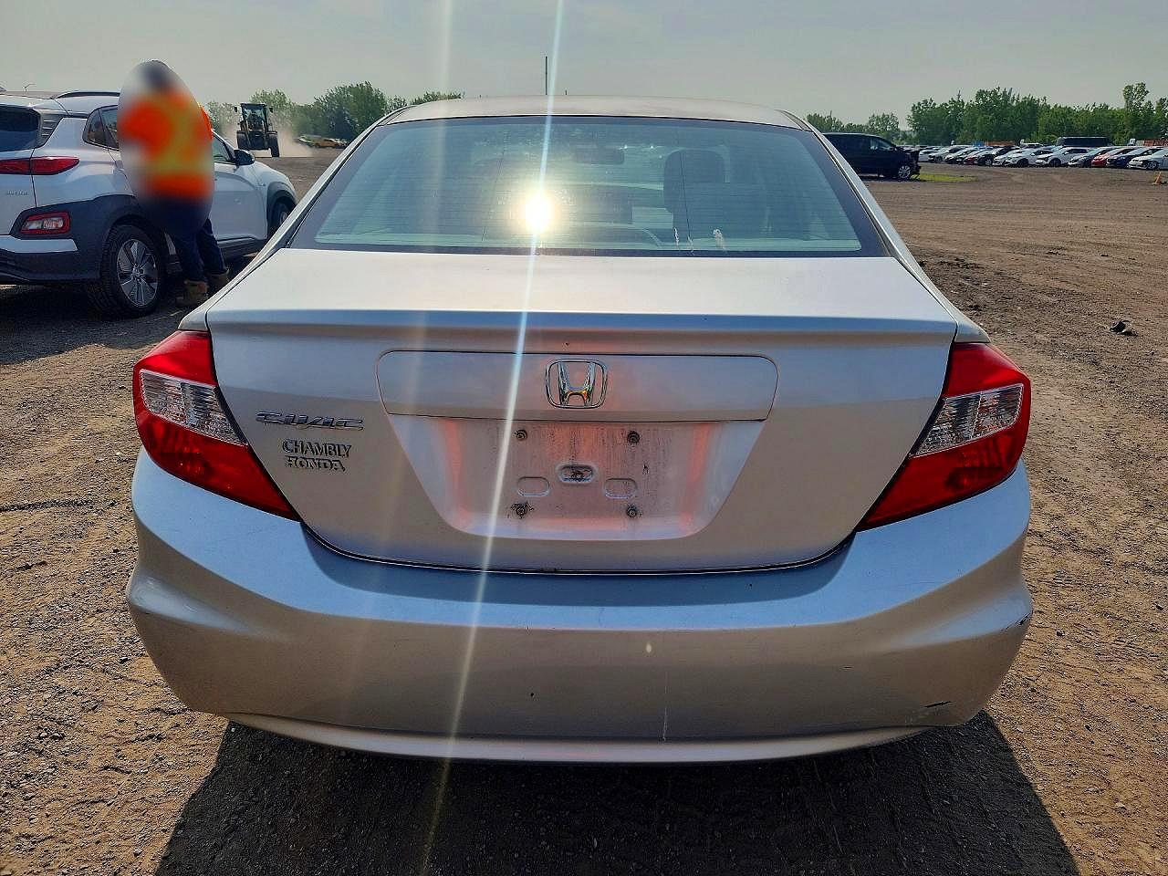 2012 Honda Civic Lx Silver vin: 2HGFB2F4XCH119329