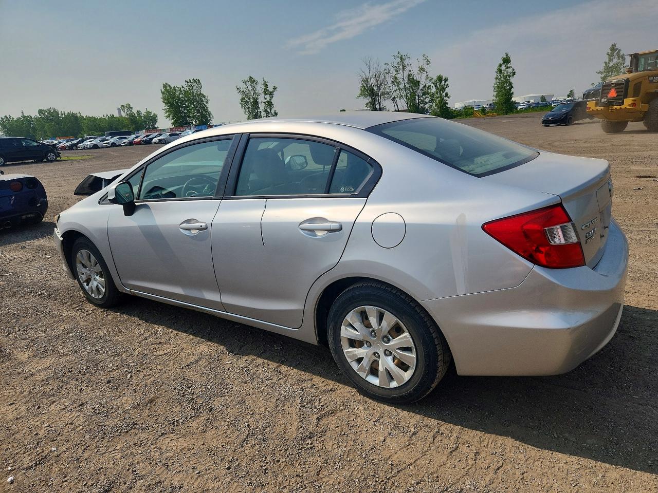 2012 Honda Civic Lx Silver vin: 2HGFB2F4XCH119329