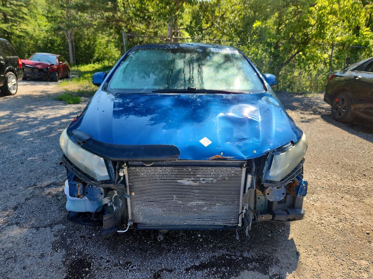 2013 Honda Civic Lx Blue vin: 2HGFB2F4XDH004909