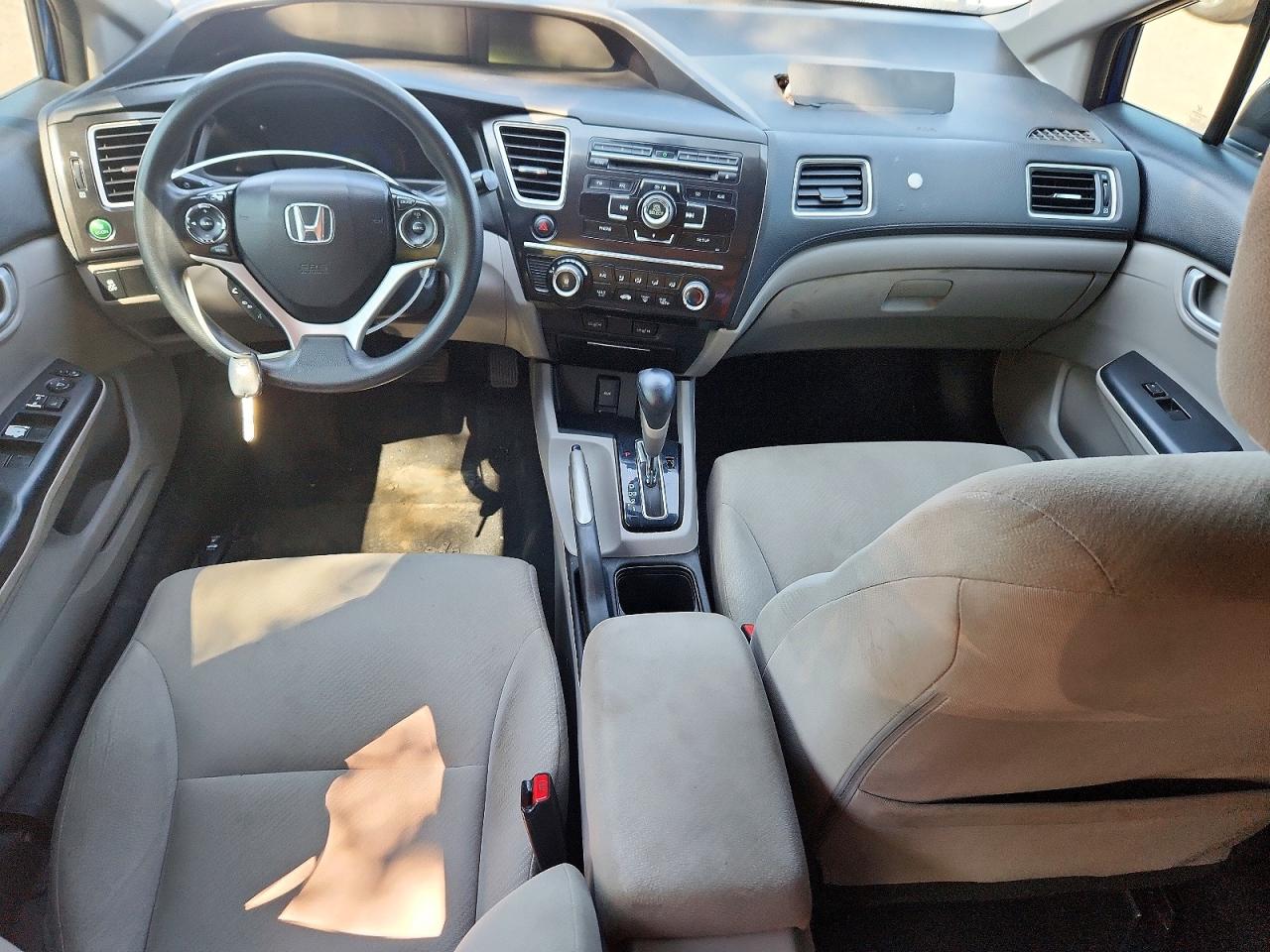 2013 Honda Civic Lx Blue vin: 2HGFB2F4XDH004909