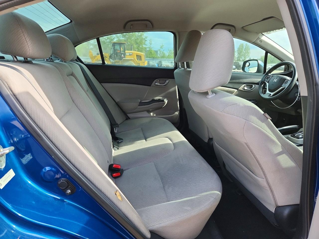 2013 Honda Civic Lx Blue vin: 2HGFB2F4XDH043404