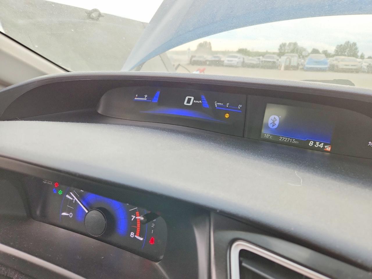 2013 Honda Civic Lx Blue vin: 2HGFB2F4XDH043404