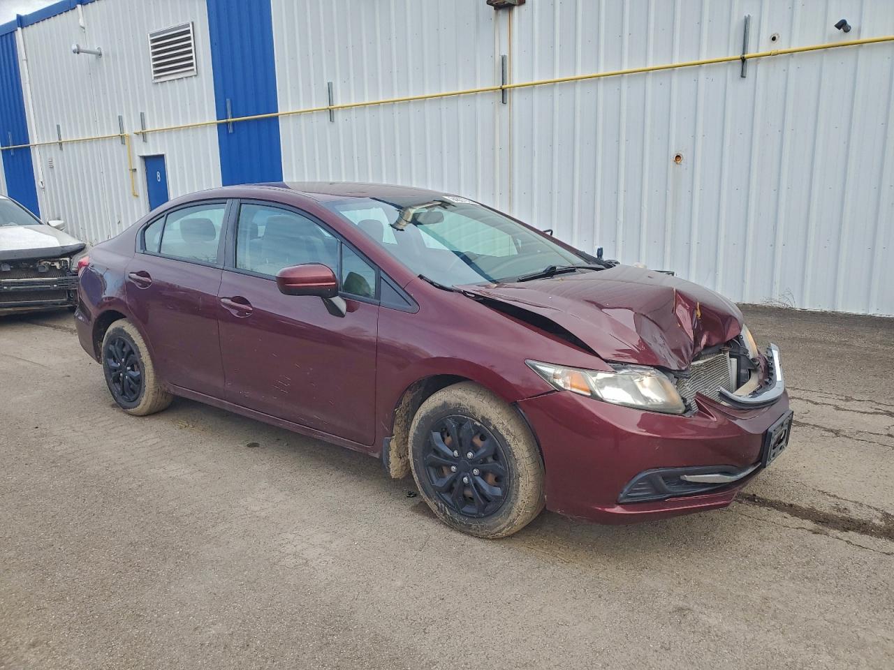 2015 Honda Civic Lx Maroon vin: 2HGFB2F4XFH018845