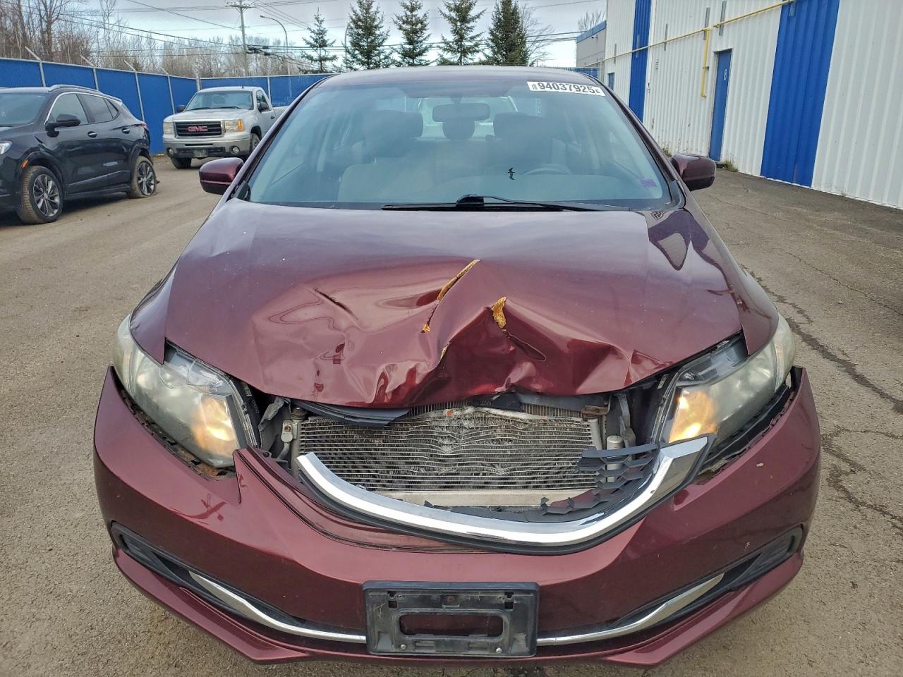 2015 Honda Civic Lx Maroon vin: 2HGFB2F4XFH018845