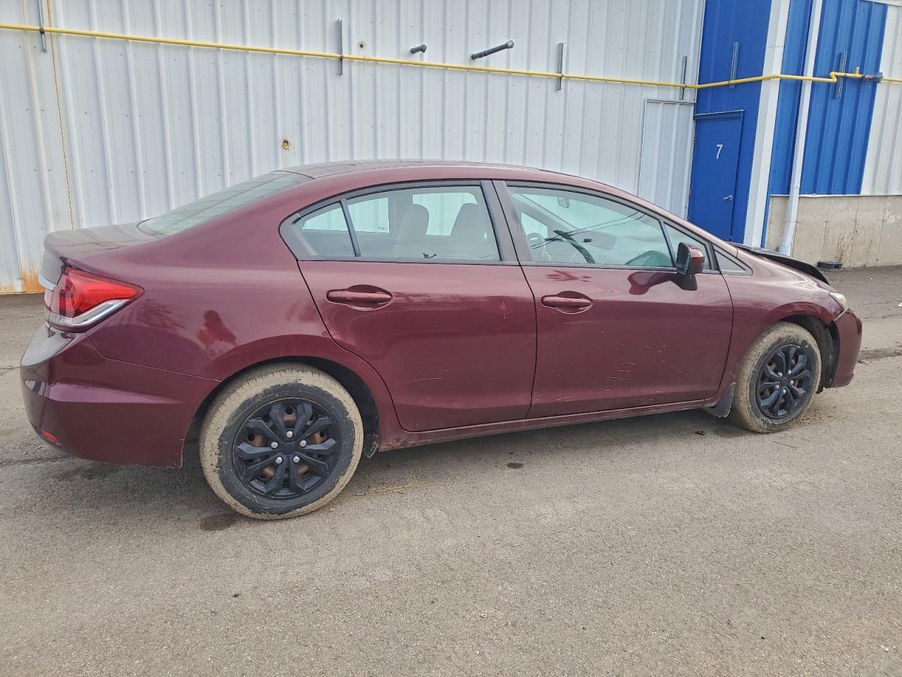 2015 Honda Civic Lx Maroon vin: 2HGFB2F4XFH018845
