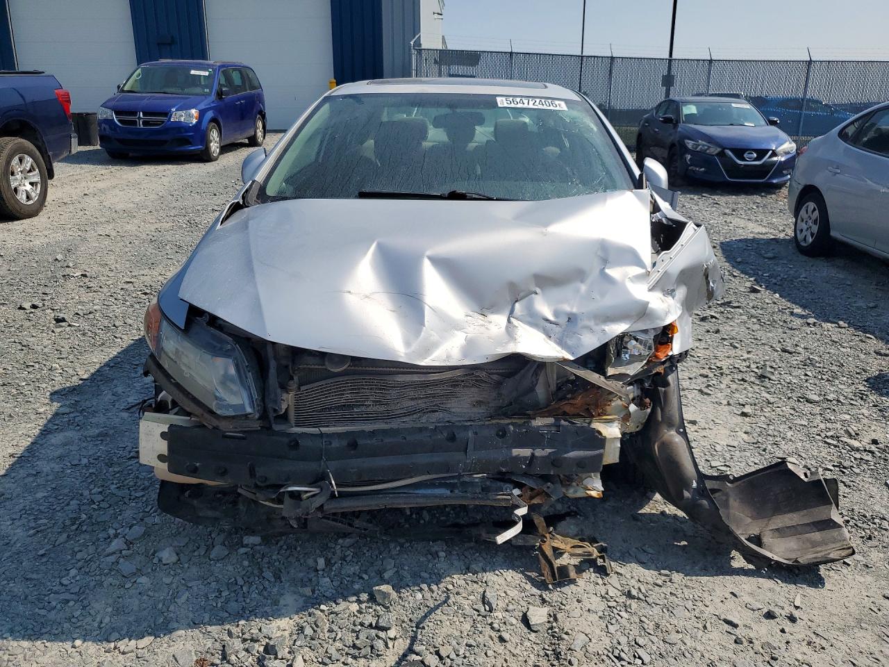 2012 Honda Civic Lx Silver vin: 2HGFB2F50CH113158