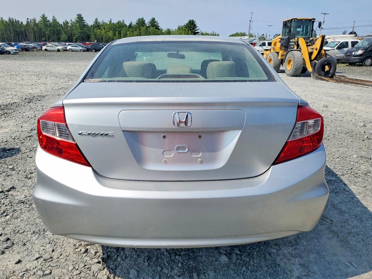 2012 Honda Civic Lx Silver vin: 2HGFB2F50CH113158