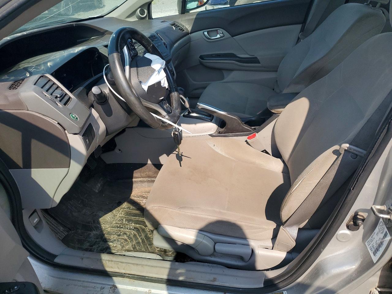2012 Honda Civic Lx Silver vin: 2HGFB2F50CH113158