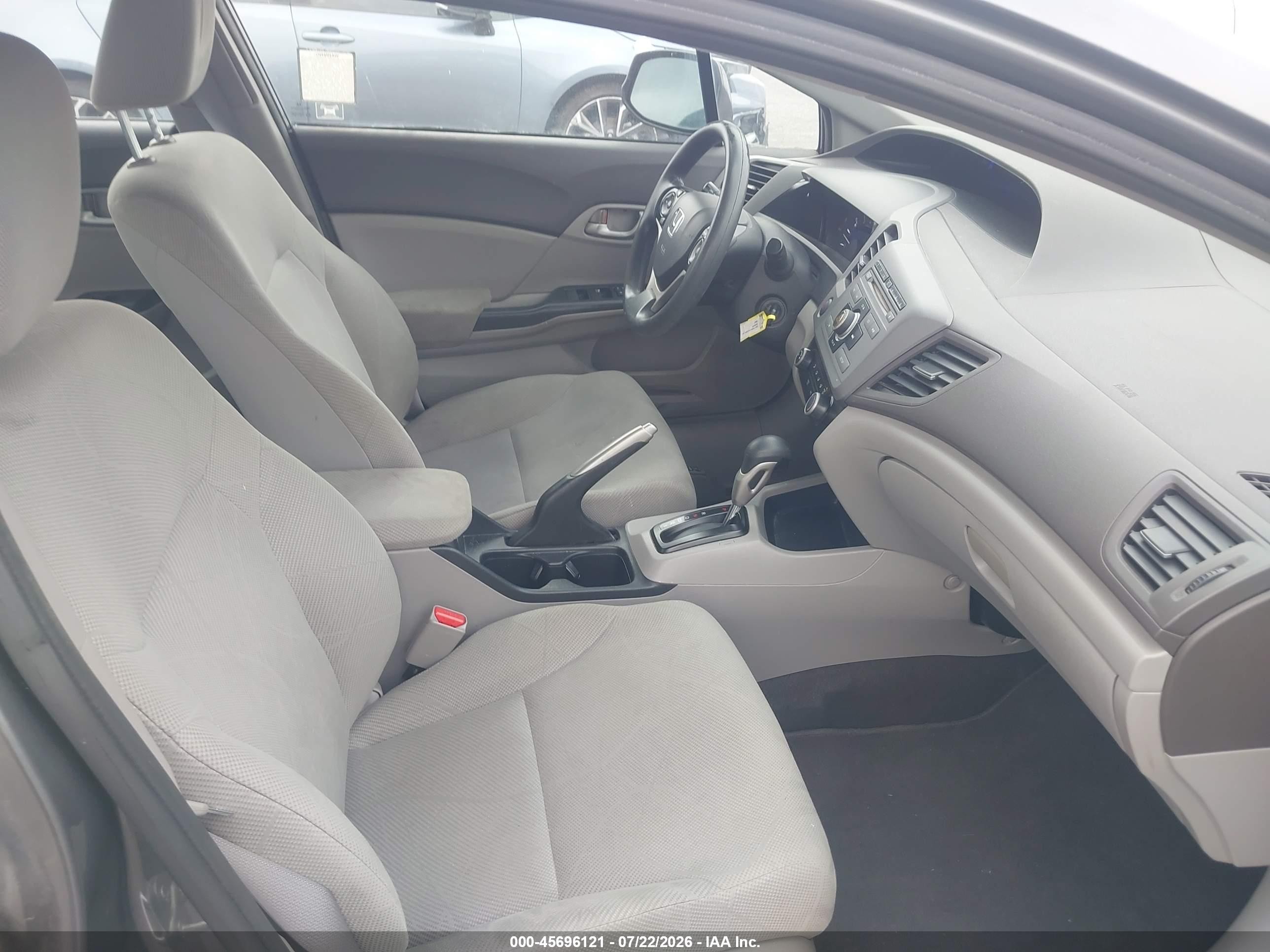 2012 Honda Civic Lx Серый vin: 2HGFB2F50CH320942