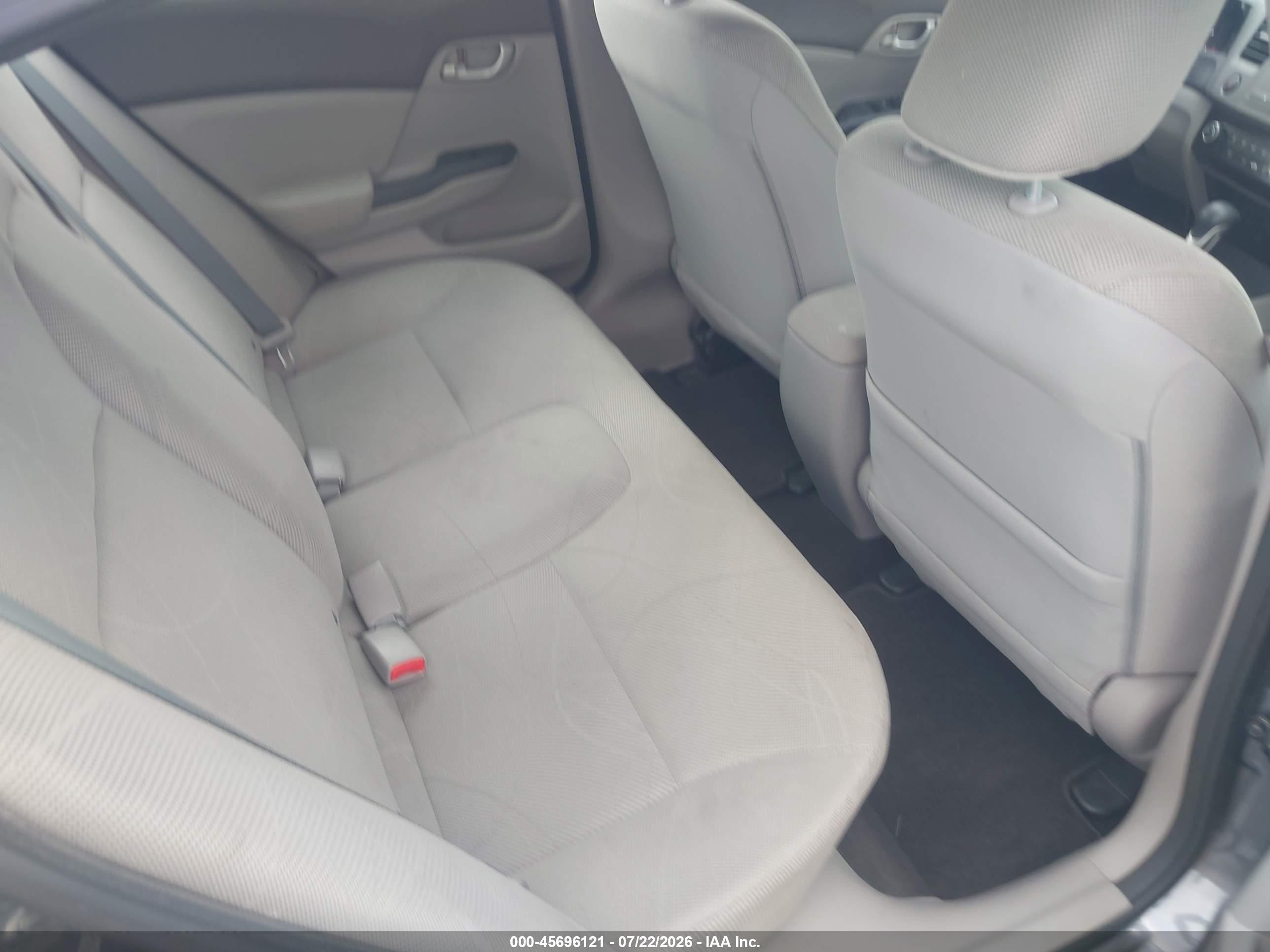 2012 Honda Civic Lx Серый vin: 2HGFB2F50CH320942