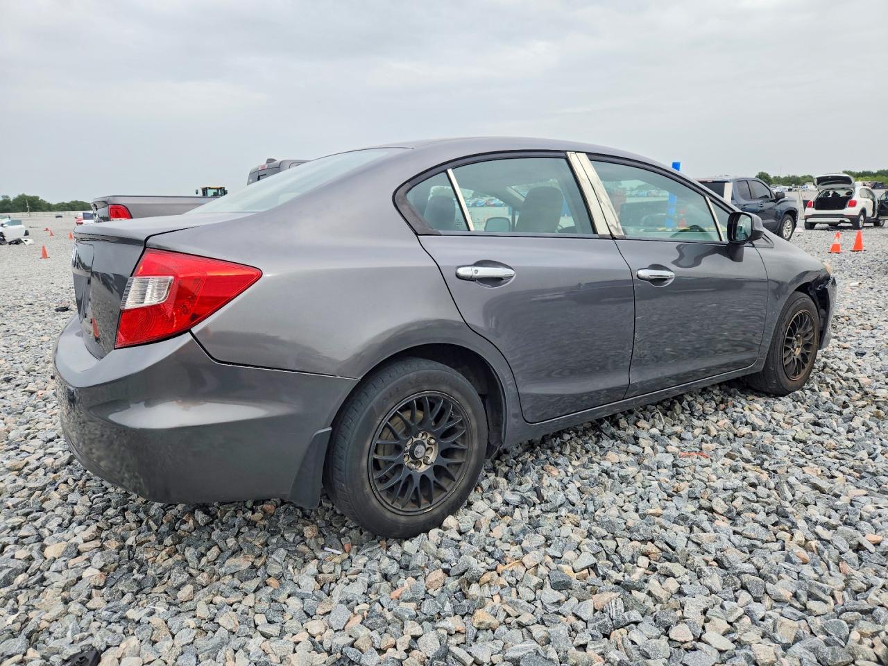2012 Honda Civic Lx Серый vin: 2HGFB2F50CH325011