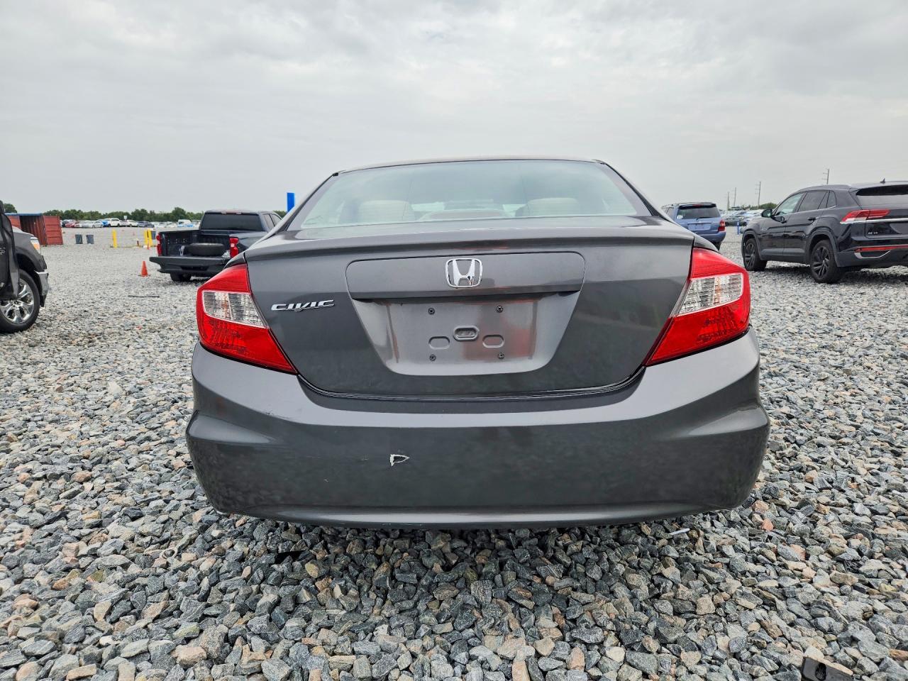 2012 Honda Civic Lx Серый vin: 2HGFB2F50CH325011