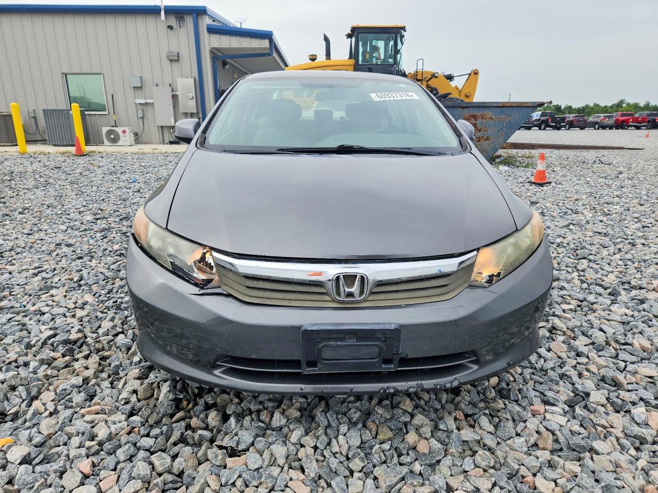 2012 Honda Civic Lx Серый vin: 2HGFB2F50CH325011