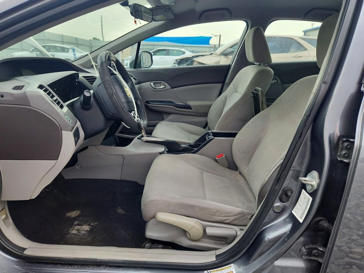 2012 Honda Civic Lx Серый vin: 2HGFB2F50CH325011