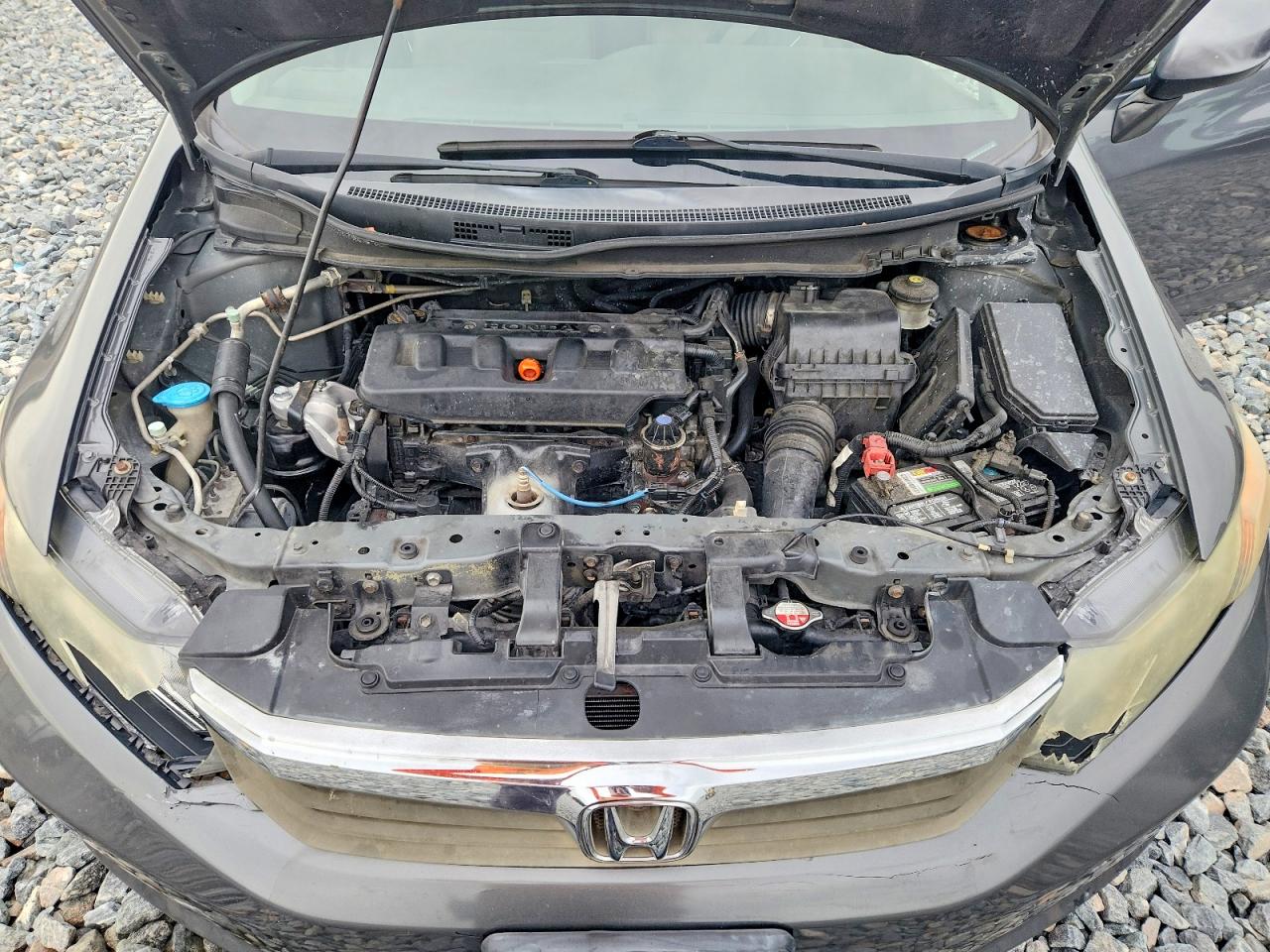 2012 Honda Civic Lx Серый vin: 2HGFB2F50CH325011