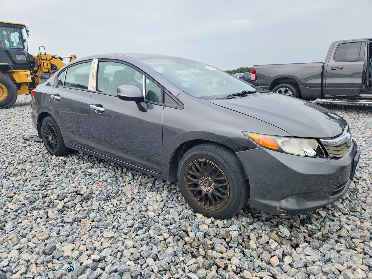 2012 Honda Civic Lx Серый vin: 2HGFB2F50CH325011