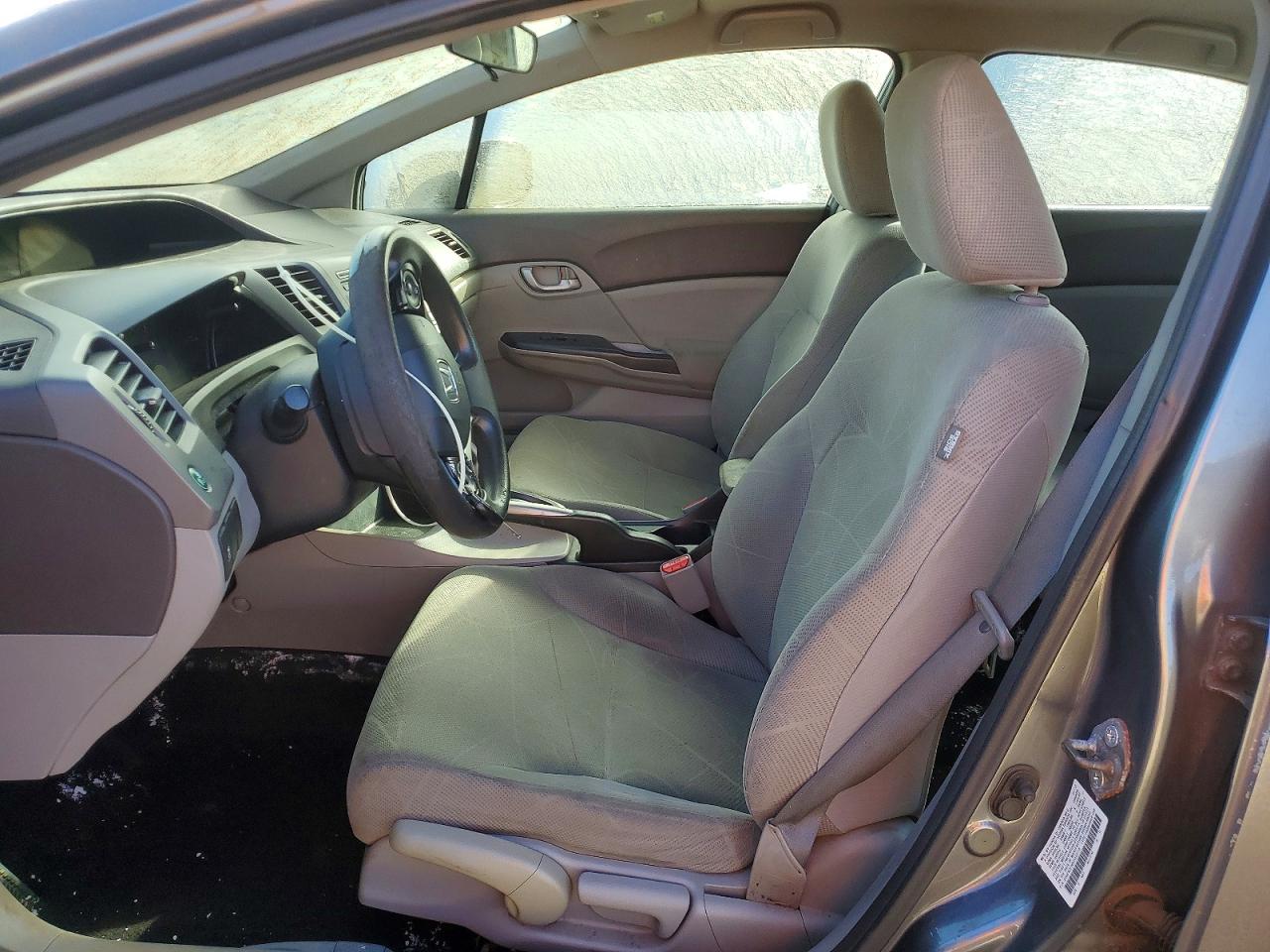 2012 Honda Civic Lx Gray vin: 2HGFB2F50CH332718