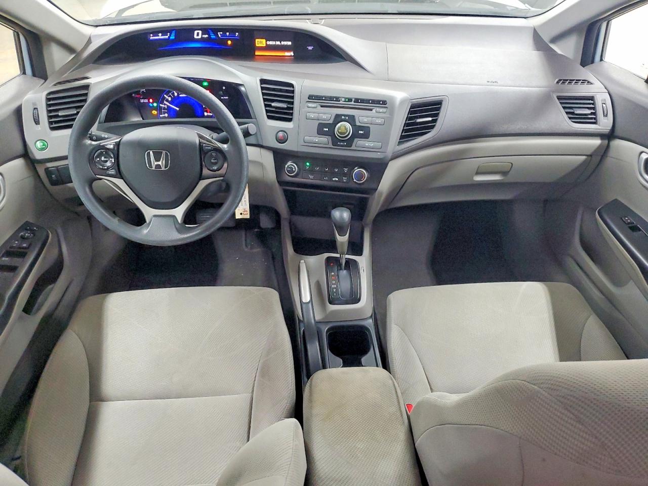 2012 Honda Civic Lx Blue vin: 2HGFB2F50CH504097