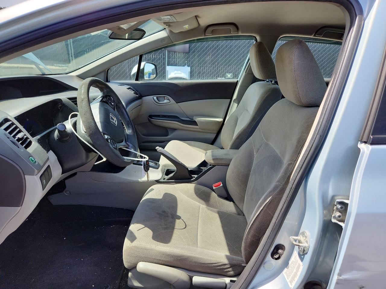 2012 Honda Civic Lx Blue vin: 2HGFB2F50CH512359