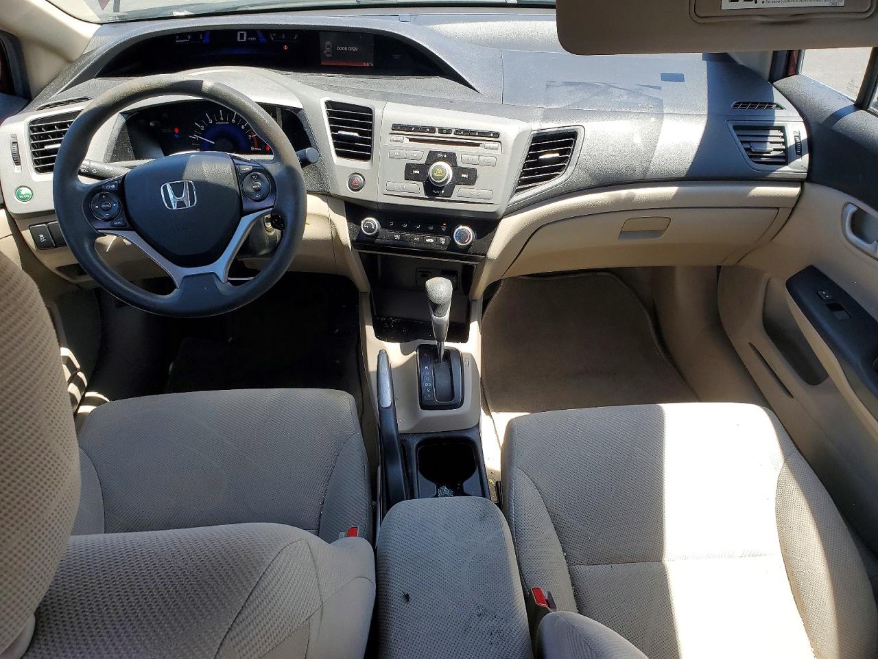 2012 Honda Civic Lx Burgundy vin: 2HGFB2F50CH512619