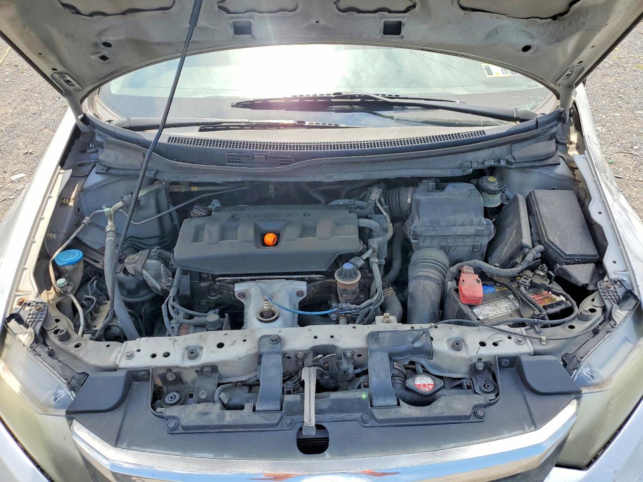 2012 Honda Civic Lx Silver vin: 2HGFB2F50CH525550
