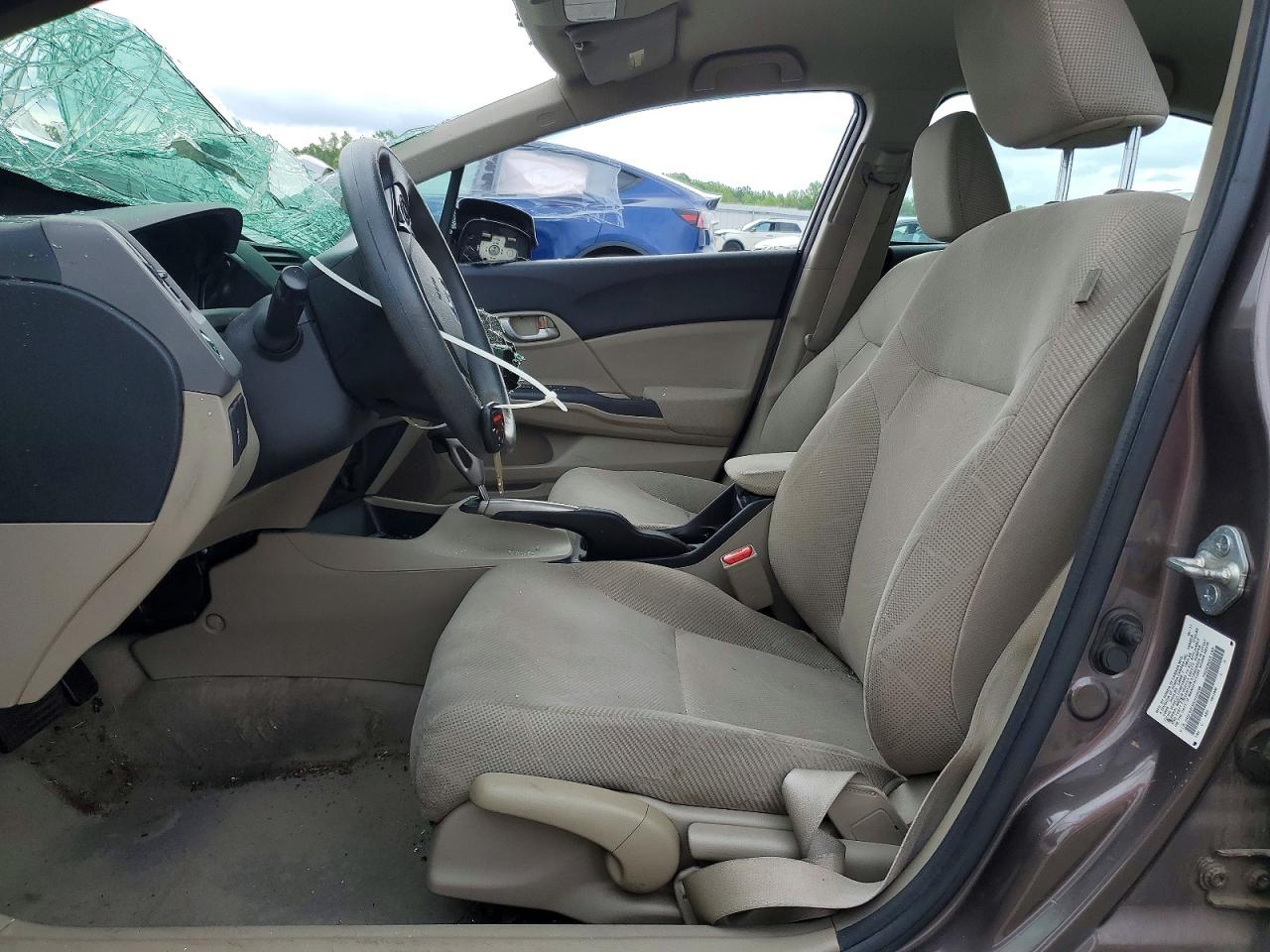 2012 Honda Civic Lx Gray vin: 2HGFB2F50CH526598