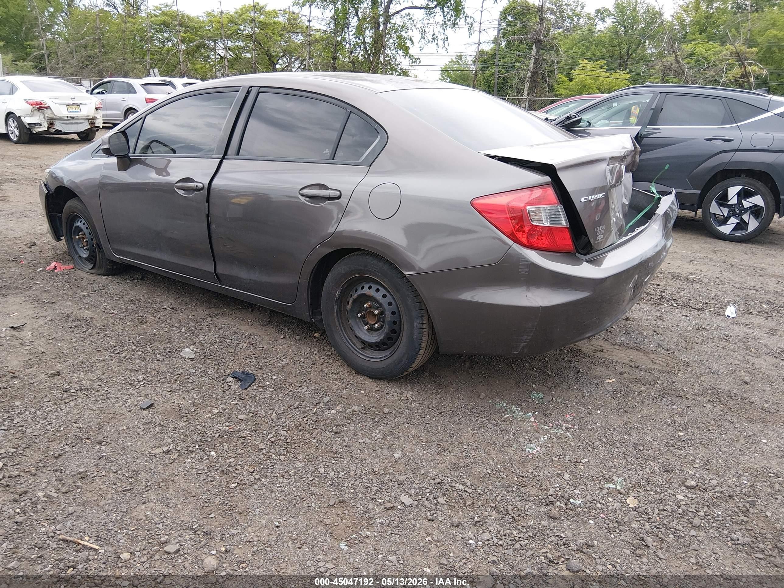 2012 Honda Civic Lx Maroon vin: 2HGFB2F50CH528822
