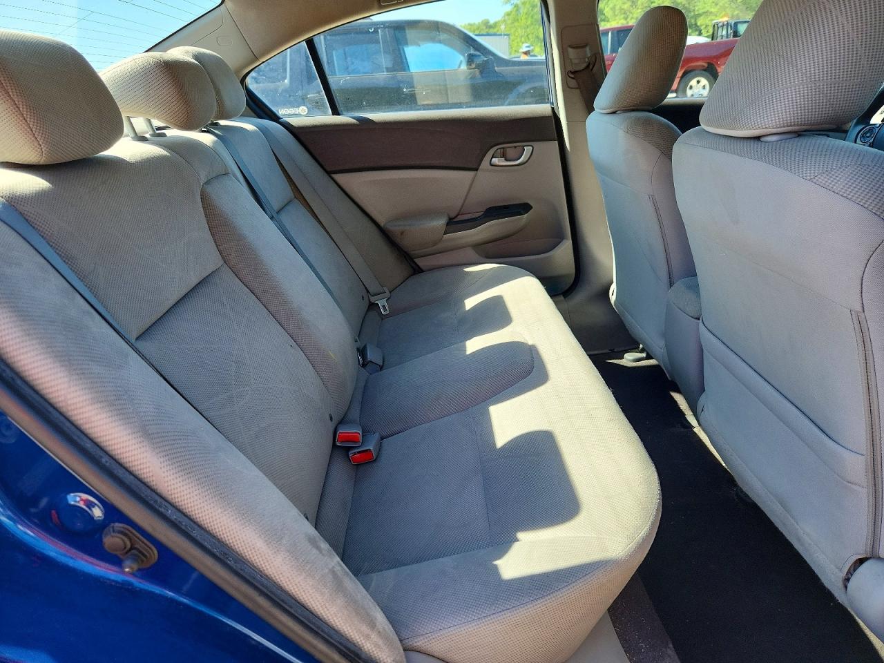 2012 Honda Civic Lx Blue vin: 2HGFB2F50CH537116