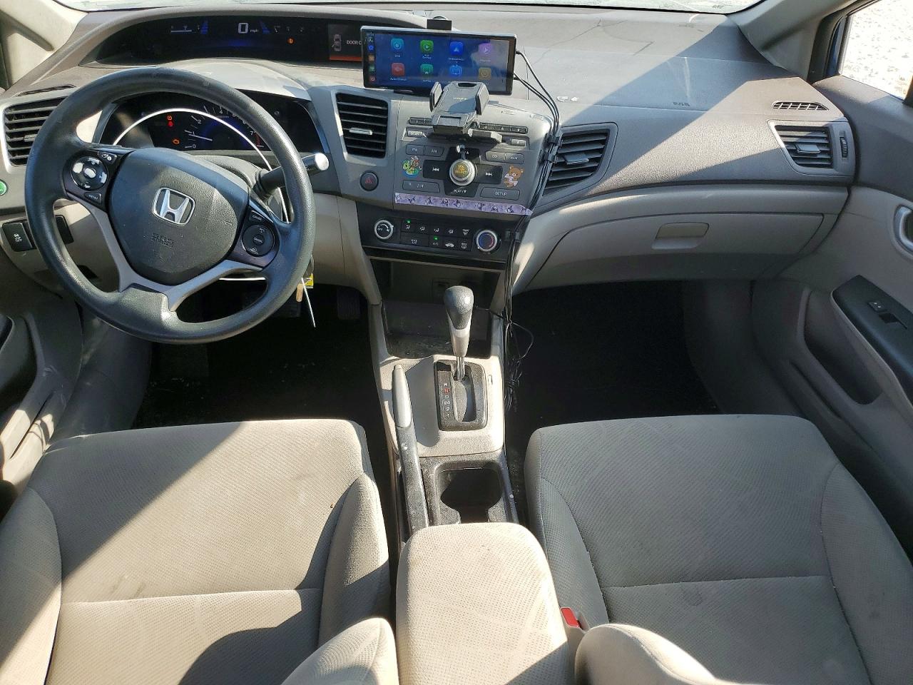 2012 Honda Civic Lx Blue vin: 2HGFB2F50CH539593