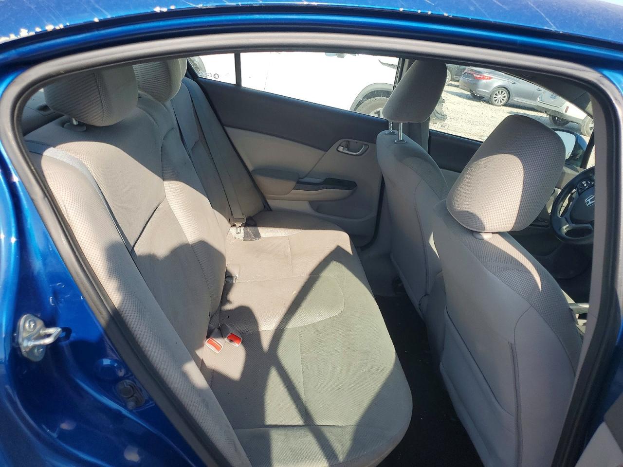 2012 Honda Civic Lx Blue vin: 2HGFB2F50CH539593