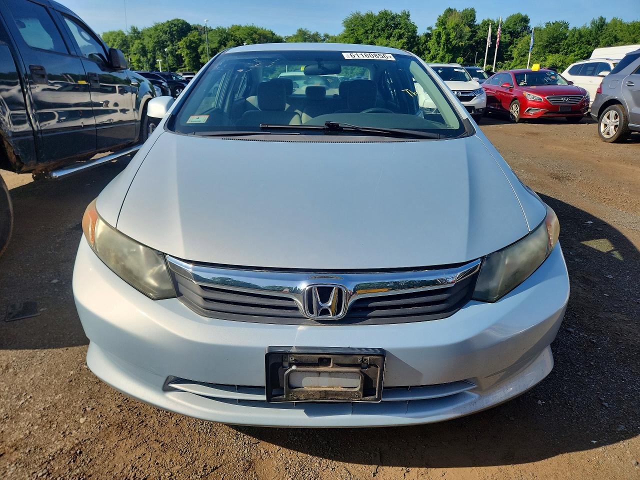 2012 Honda Civic Lx Silver vin: 2HGFB2F50CH540601