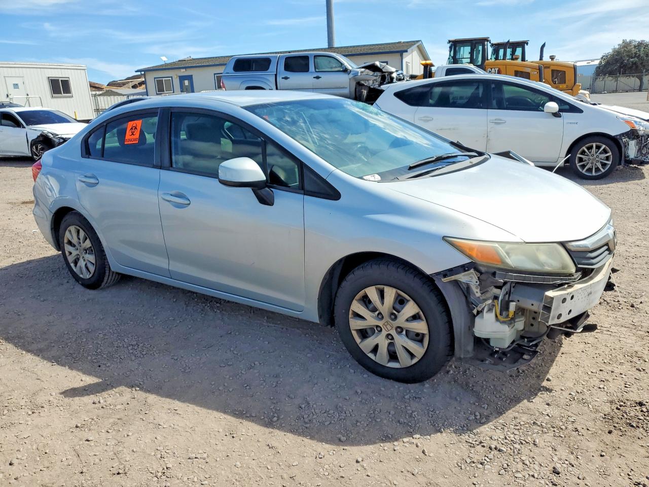 2012 Honda Civic Lx Silver vin: 2HGFB2F50CH559276