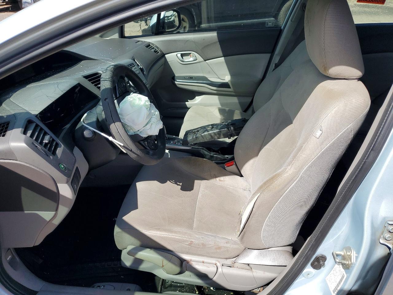 2012 Honda Civic Lx Silver vin: 2HGFB2F50CH559276
