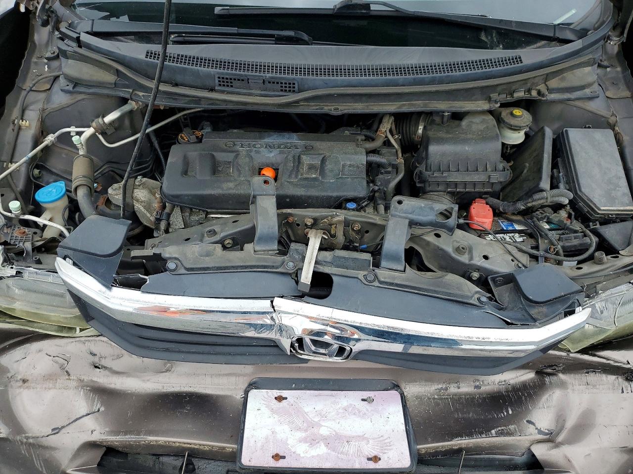 2012 Honda Civic Lx Gray vin: 2HGFB2F50CH560251