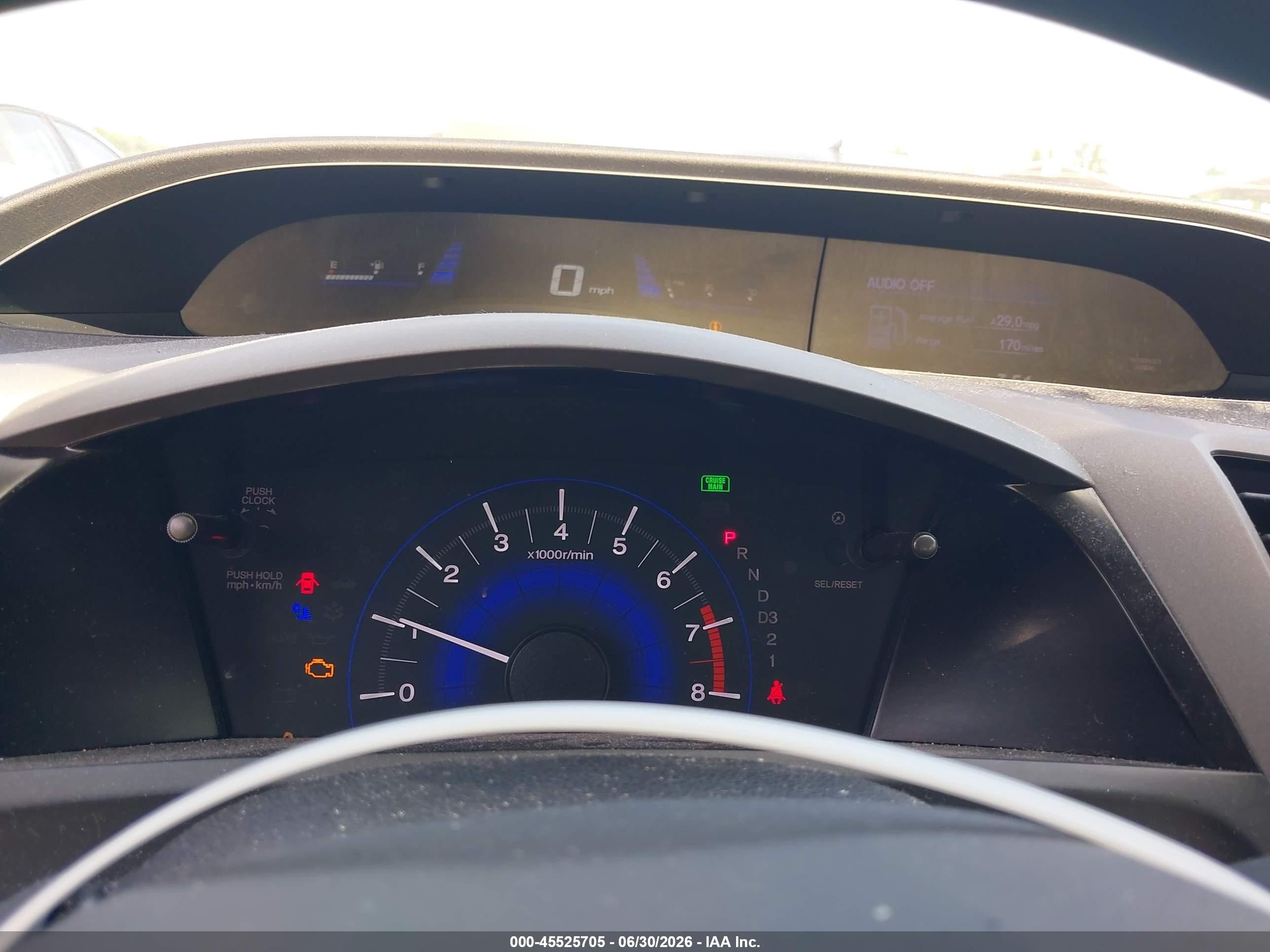 2012 Honda Civic Lx Gray vin: 2HGFB2F50CH597087