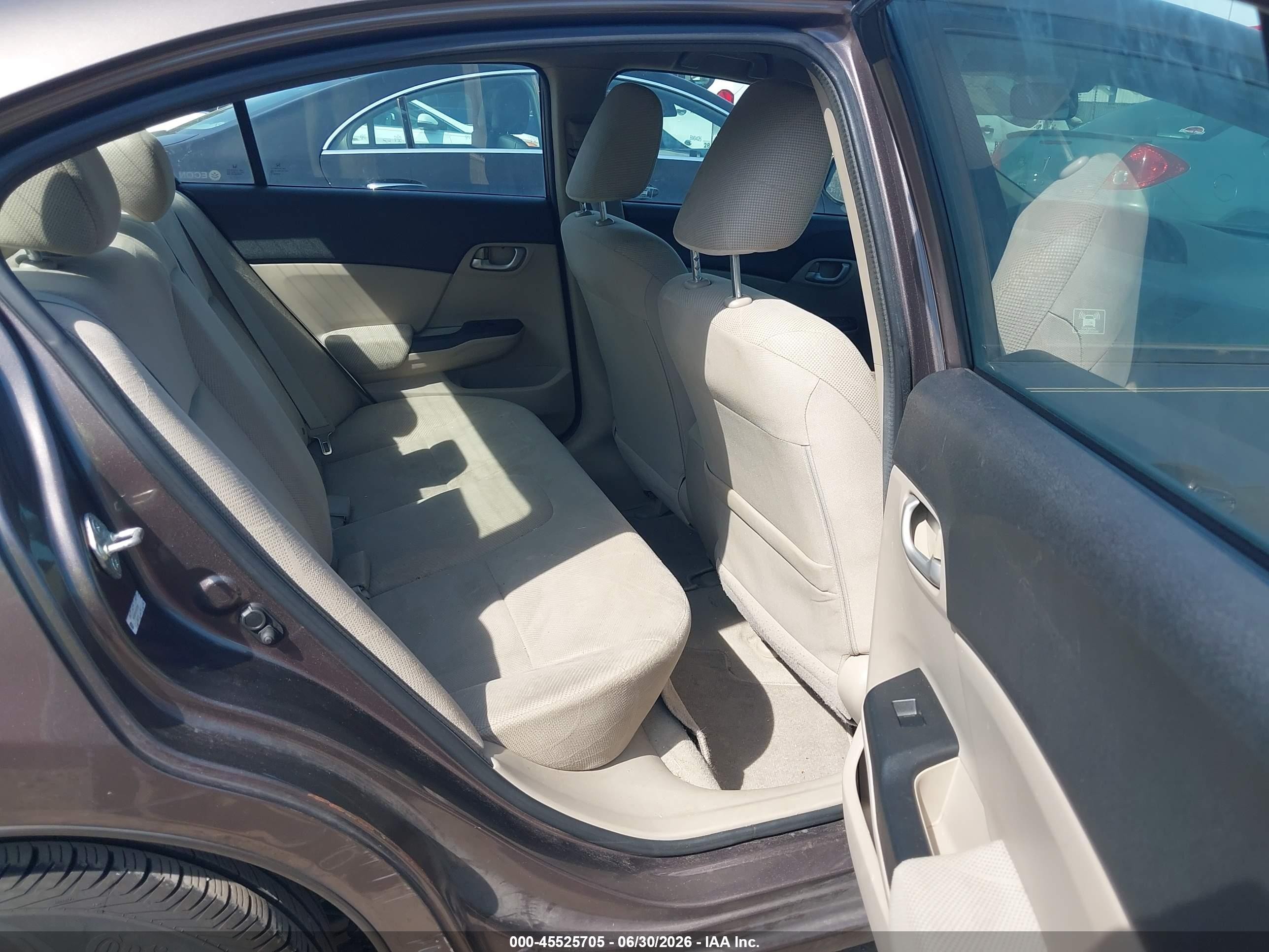 2012 Honda Civic Lx Gray vin: 2HGFB2F50CH597087