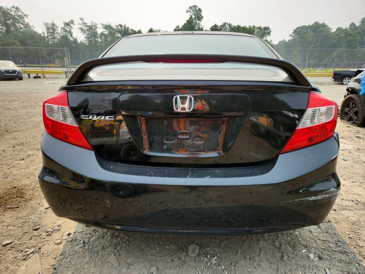 2012 Honda Civic Lx Black vin: 2HGFB2F50CH603910